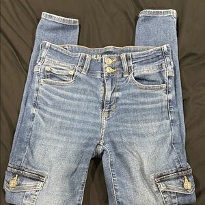 American Eagle Outfitters Blue Jeggings